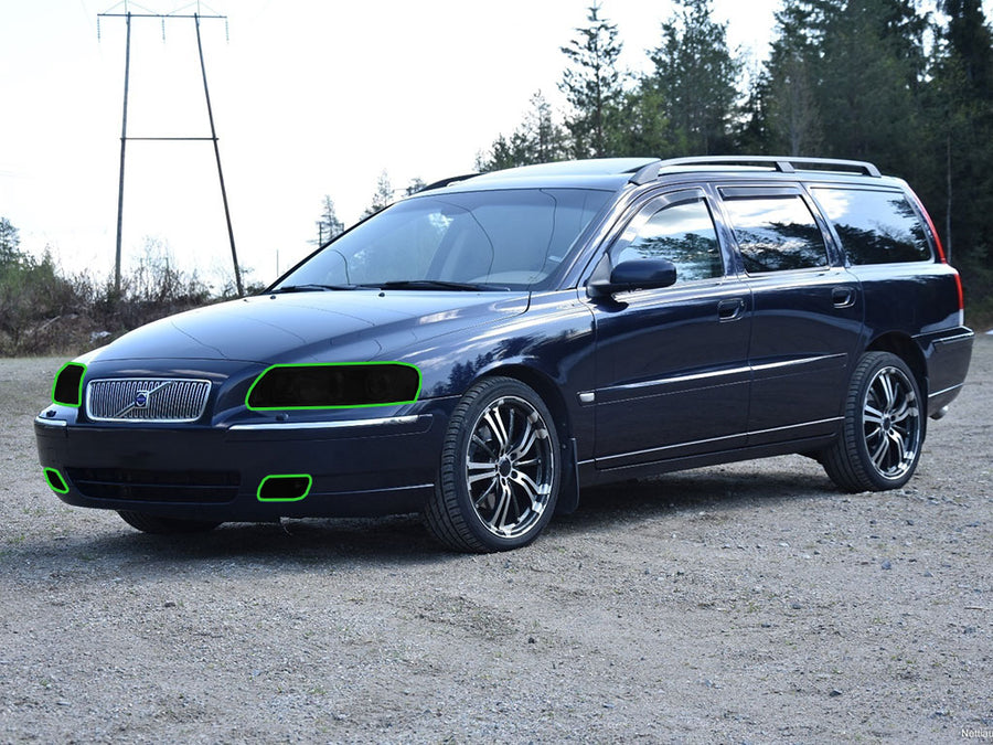 volvo v70 2003-2007 Headlight Tint Location