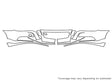 v70 3M Clear Bra Bumper Precut PPF Diagram