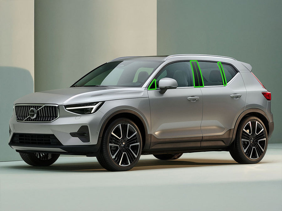volvo xc40 2019-2023 Pillar Post Trim Installation Location