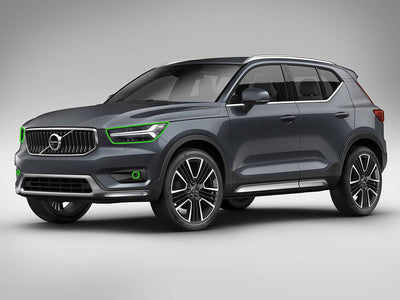volvo xc40 2019-2022 Headlight Protection Installation Location