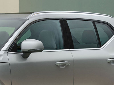 volvo xc40 2019-2023 Carbon Fiber Pillar Cover Diagram