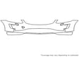 xc60 Avery Dennison Clear Bra Bumper Precut PPF Diagram