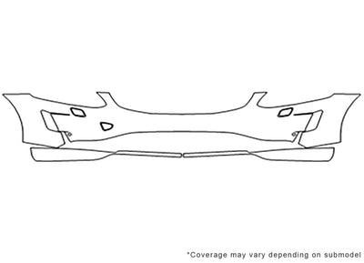 xc60 Avery Dennison Clear Bra Bumper Precut PPF Diagram