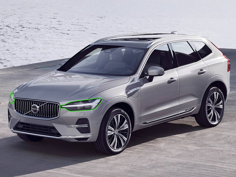 volvo xc60 2018-2025 Headlight Protection Installation Location