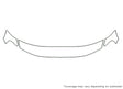 xc70 3M Clear Bra Hood Precut PPF Diagram