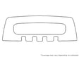 xc70 3M Clear Bra Bumper Precut PPF Diagram