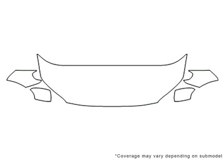 xc70 Avery Dennison Clear Bra Hood Precut PPF Diagram