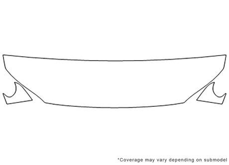 xc70 3M Clear Bra Hood Precut PPF Diagram