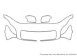 xc90 3M Clear Bra Hood Precut PPF Diagram