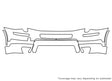 xc90 Avery Dennison Clear Bra Bumper Precut PPF Diagram