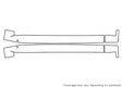 xc90 3M Clear Bra Door Cup Precut PPF Diagram