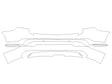 xc90 Avery Dennison Clear Bra Door Cup Precut PPF Diagram