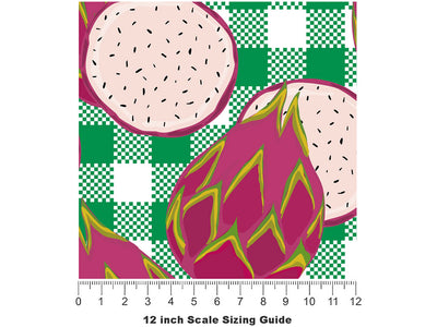 Voodoo Child Fruit Vinyl Film Pattern Size 12 inch Scale~Rwraps Voodoo Child Fruit Sizing Chart~2