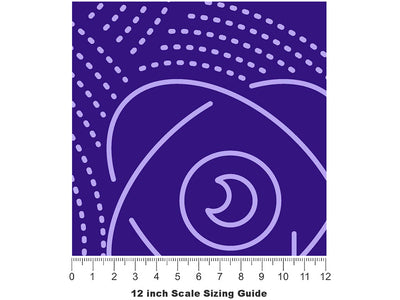 VR Headset Technology Vinyl Film Pattern Size 12 inch Scale~Rwraps VR Headset Technology Sizing Chart~3
