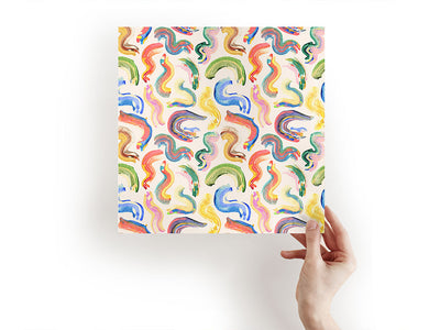 walk away abstract geometric Craft Sheets