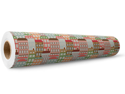 Walk Ups Cityscape Wrap Film Wholesale Roll~Rwraps Series 914 Digitally Printed Vinyl Roll~5