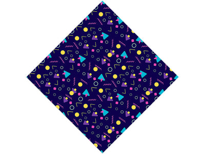 Walking in Memphis Retro Vinyl Wrap Pattern