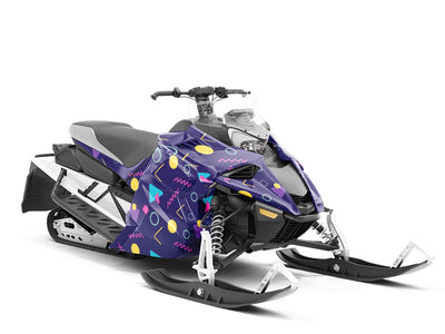 Walking in Memphis Retro Custom Wrapped Snowmobile
