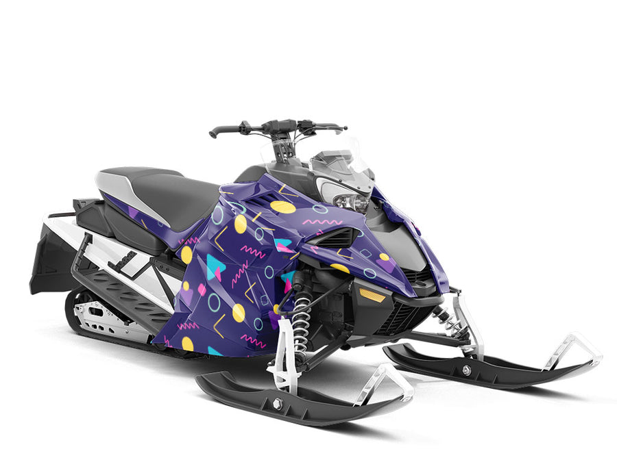 Walking in Memphis Retro Custom Wrapped Snowmobile