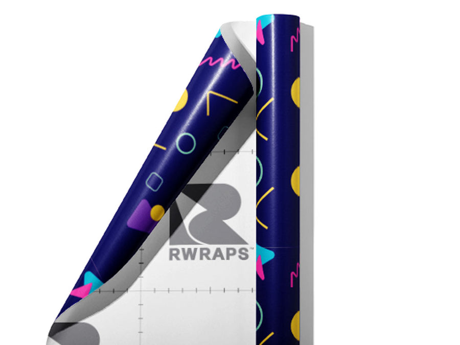 Walking in Memphis Retro Wrap Film Sheets~Rwraps Series 914 Walking in Memphis Retro Scrolled Sheet~3
