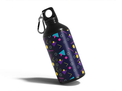 walking in memphis retro Water Bottle DIY Stickers