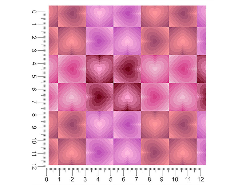 walls up heart 1ft x 1ft Craft Sheets
