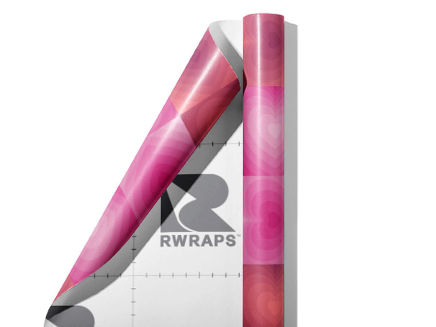 Walls Up Heart Wrap Film Sheets~Rwraps Series 914 Walls Up Heart Scrolled Sheet~3