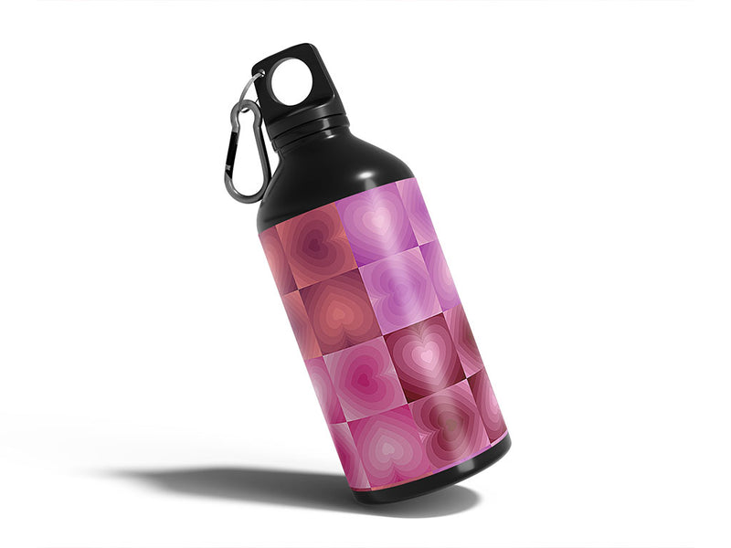 walls up heart Water Bottle DIY Stickers