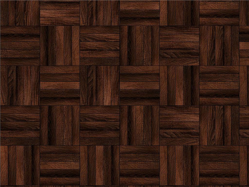 Walnut  Wooden Parquet Vinyl Wrap Pattern~Rwraps Series 914 Digitally Printed Vinyl Wrap~0