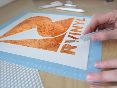 walnut travertine stone Easy Weed Craft Vinyl