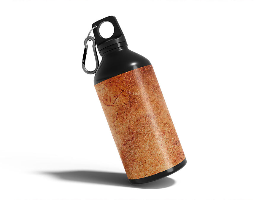walnut travertine stone Water Bottle DIY Stickers