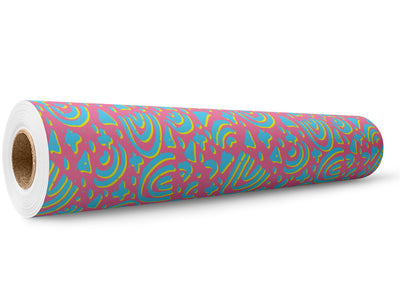 Want To Be Retro Wrap Film Wholesale Roll~Rwraps Series 914 Digitally Printed Vinyl Roll~5