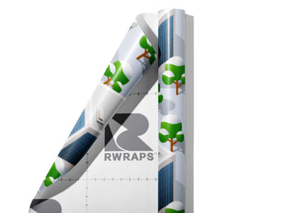 Warehouse District Cityscape Wrap Film Sheets~Rwraps Series 914 Warehouse District Cityscape Scrolled Sheet~4