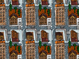 Warm Home Cityscape Vinyl Wrap Pattern~Rwraps Series 914 Digitally Printed Vinyl Wrap~0