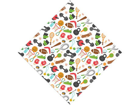 Warmup Workout Sport Vinyl Wrap Pattern