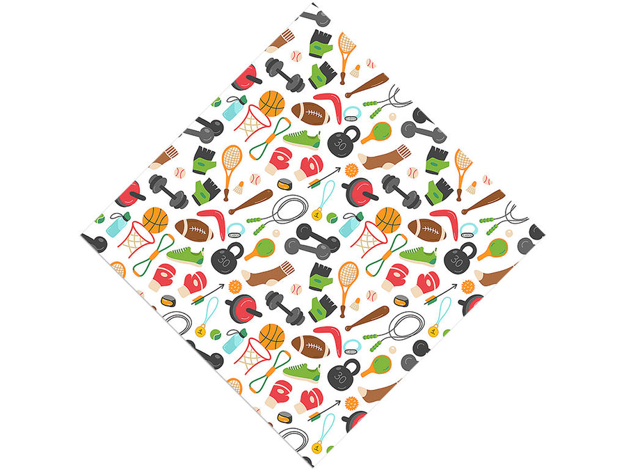 Warmup Workout Sport Vinyl Wrap Pattern