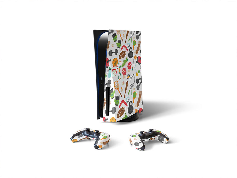 warmup workout sport Sony PS5 DIY Skin
