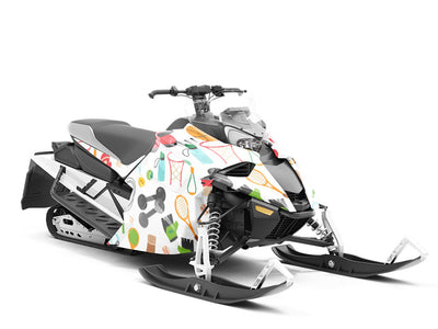 Warmup Workout Sport Custom Wrapped Snowmobile