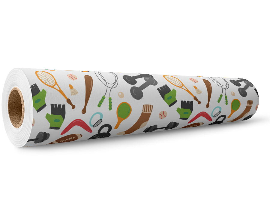 Warmup Workout Sport Wrap Film Wholesale Roll~Rwraps Series 914 Digitally Printed Vinyl Roll~5