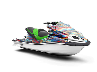 Warped Screen Technology Jet Ski Vinyl Customized Wrap