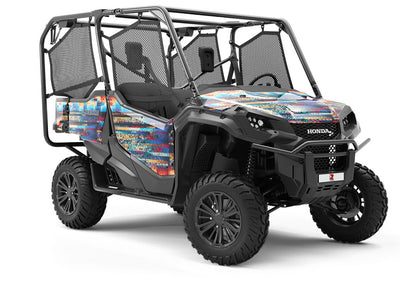 Warped Screen Technology Utility Vehicle Vinyl Wrap