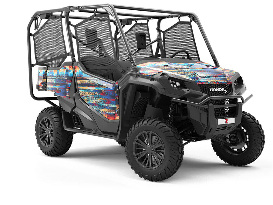 Warped Screen Technology Utility Vehicle Vinyl Wrap