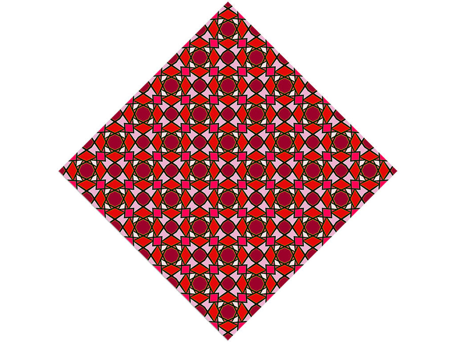 Warped Sun Tile Vinyl Wrap Pattern