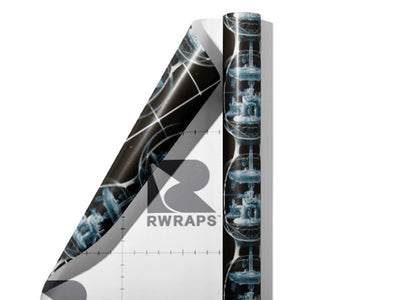 Warped Time Science Fiction Wrap Film Sheets~Rwraps Series 914 Warped Time Science Fiction Scrolled Sheet~3