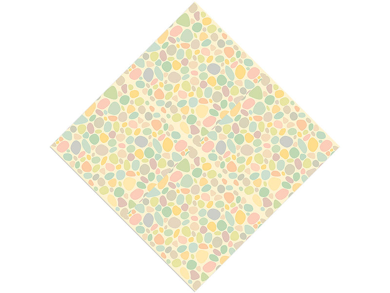 Washed Rainbow Cobblestone Vinyl Wrap Pattern