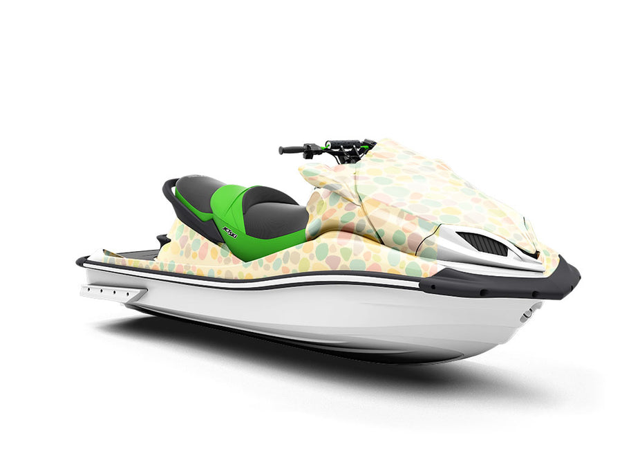 Washed Rainbow Cobblestone Jet Ski Vinyl Customized Wrap