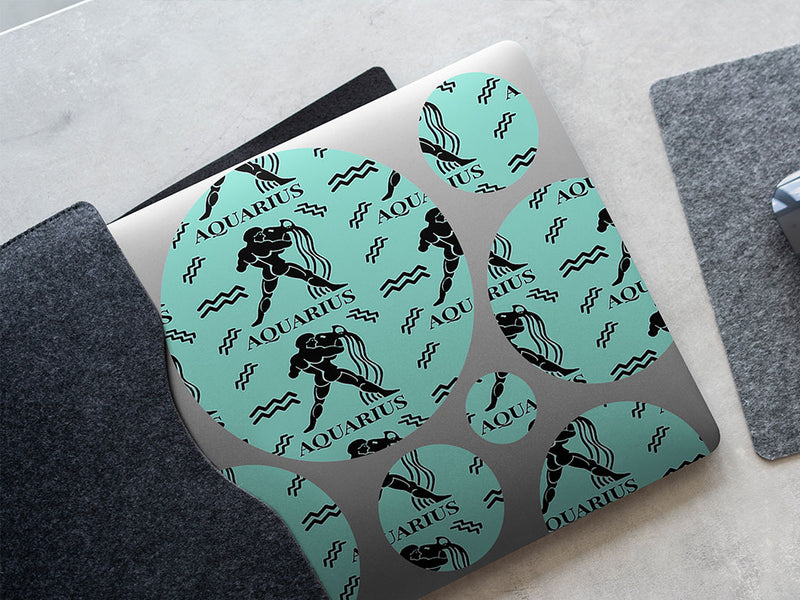 water bearer astrology DIY Laptop Stickers