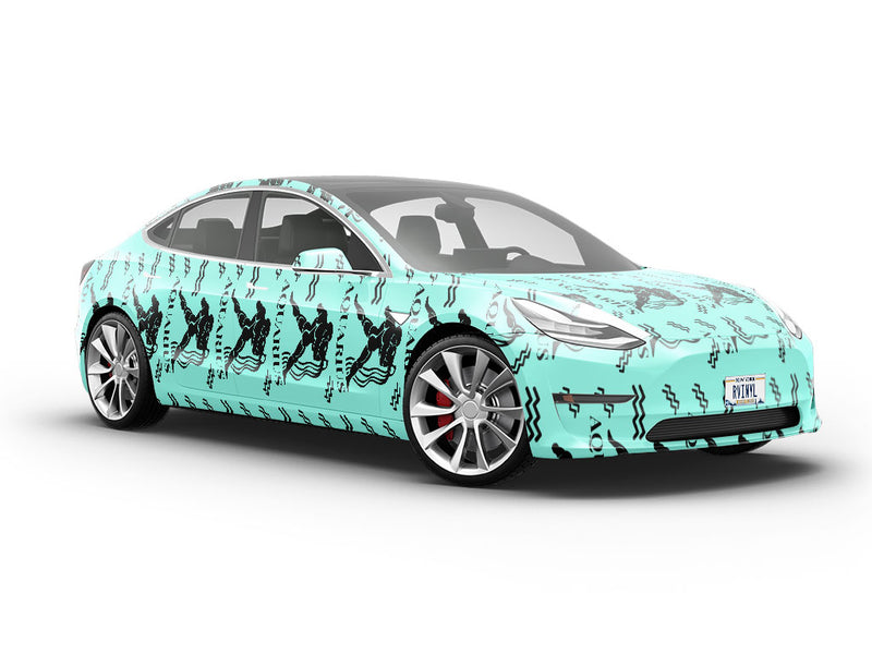 Water Bearer Astrology Vehicle Vinyl Wrap
