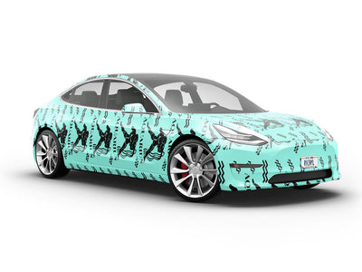 Water Bearer Astrology Vehicle Vinyl Wrap