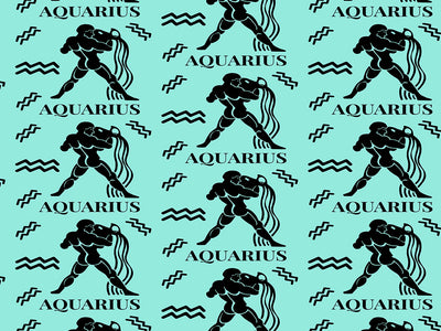 Water Bearer Astrology Vinyl Wrap Pattern~Rwraps Series 914 Digitally Printed Vinyl Wrap~0